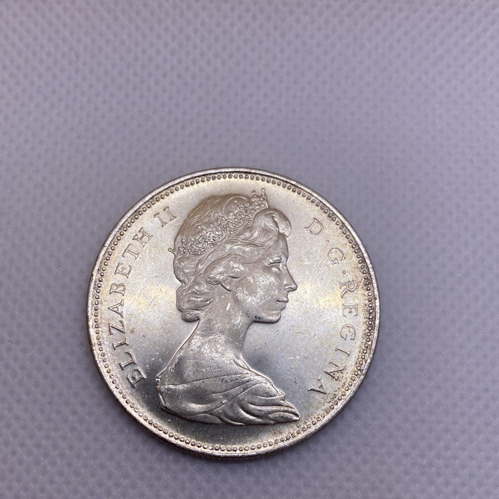 1965 Canada Silver Dollar Uncirculated Beautiful Silver Coin #2698-10