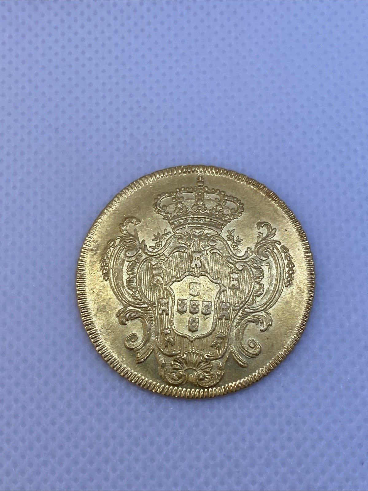 1794 R 6400 Reis Gold Coin Rio de Janeiro Mint Rare Beautiful Brazil Coin