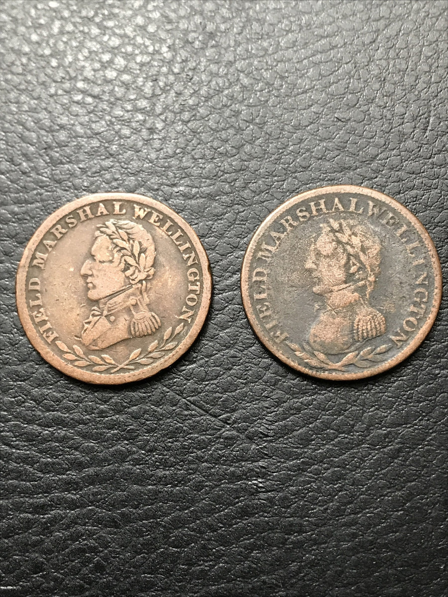 Field Marshal Wellington Half Penny 2 Tokens - #Marshal-2T