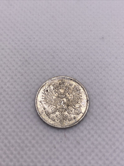 1916 S 25 Pennia Silver Finland Silver Coin Beautiful #736-10