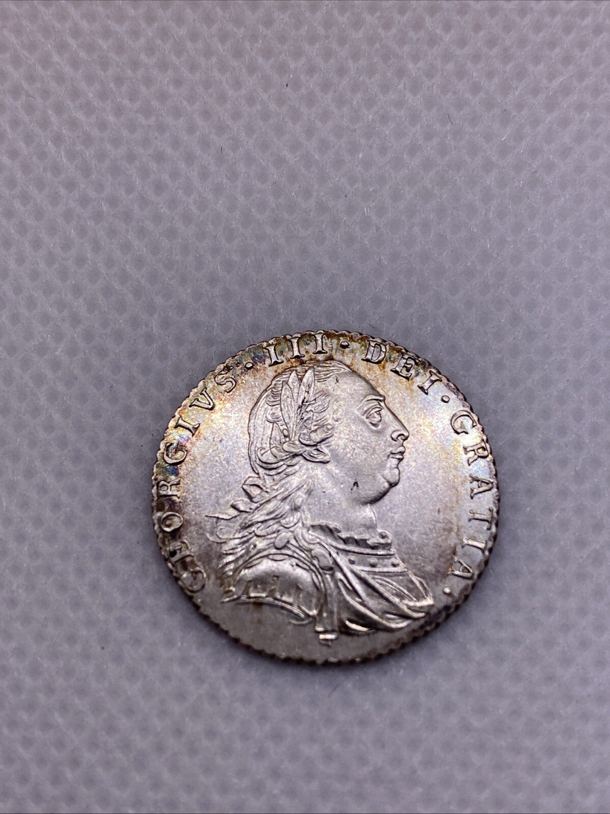 1787 GREAT BRITAIN George III Silver 6 Pence London Mint Silver Coin