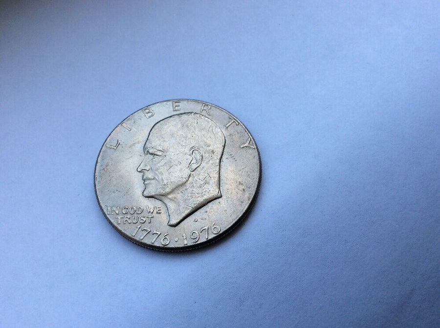 1976 D Eisenhower Bicentennial Dollar Type 1 Ike US Mint Coin #151