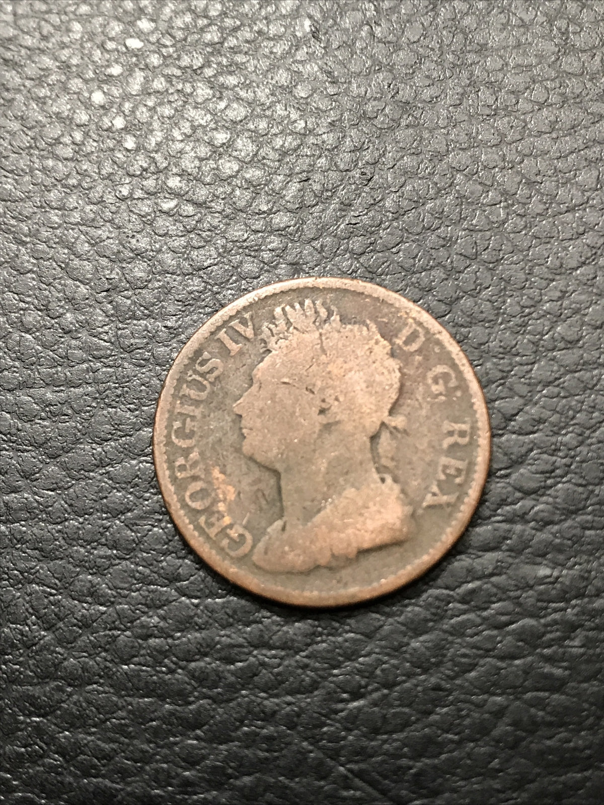1822 Farthing Great Britain Gerogius IV Coin #1822-9458