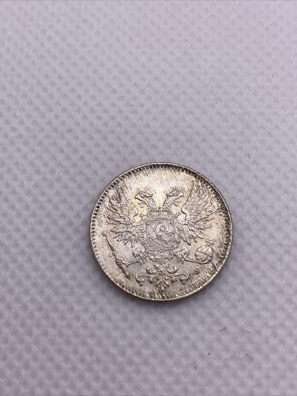 1917 S Finland 50 Pennia With Crown Grand Duchy #552-10