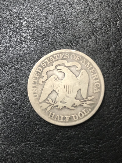 1877 Seated Liberty Half Dollar Silver Coin