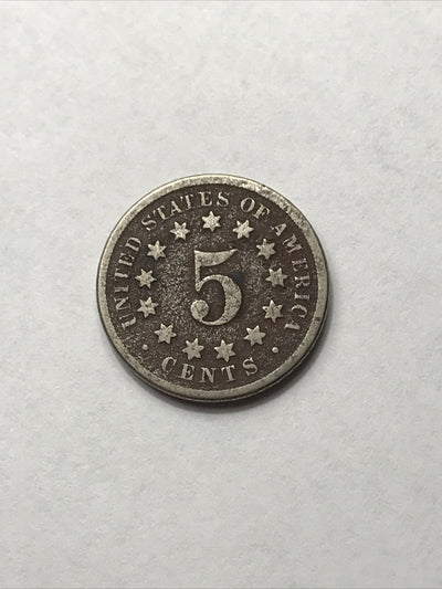 1869 Shield Nickel Great Beautiful Coin #UU69