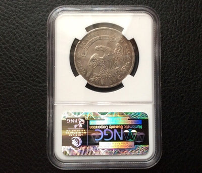1834 Half Dollar NGC AU Details Bust 50c Fifty Cents NGC