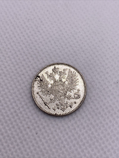1916-S Finland 50 Pennia Silver #402-10