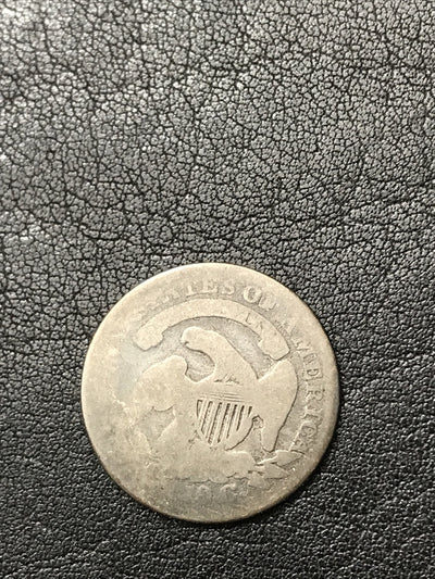 1833 Capped Bust Dime Silver 10c Coin JR-6 R-1 #JR46778