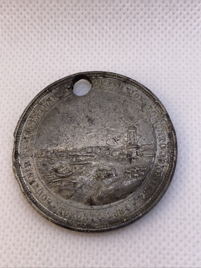 1834-1884 Marquess of Lansdowne Gov General Of Canada Toronto Medal RARE