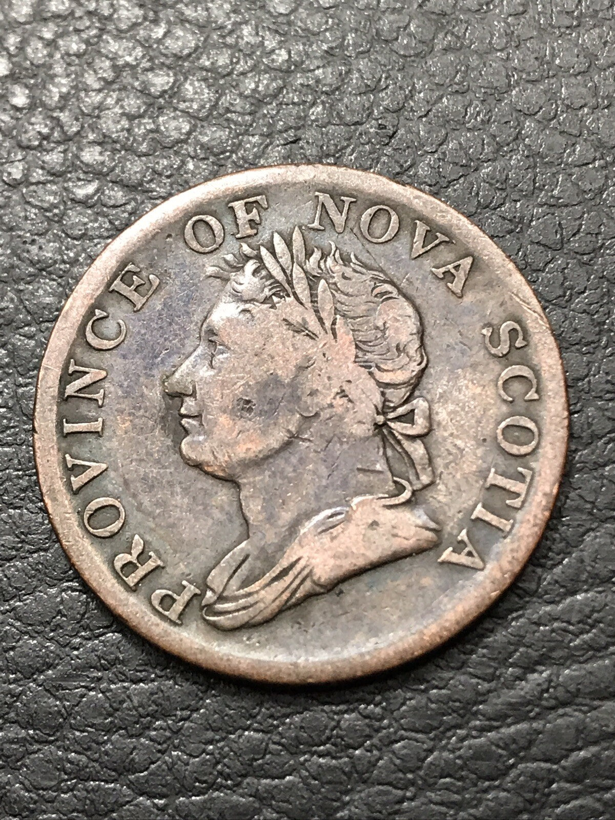 1832 Halfpenny Token Nova Scotia Canada George IV #1832-ETDT