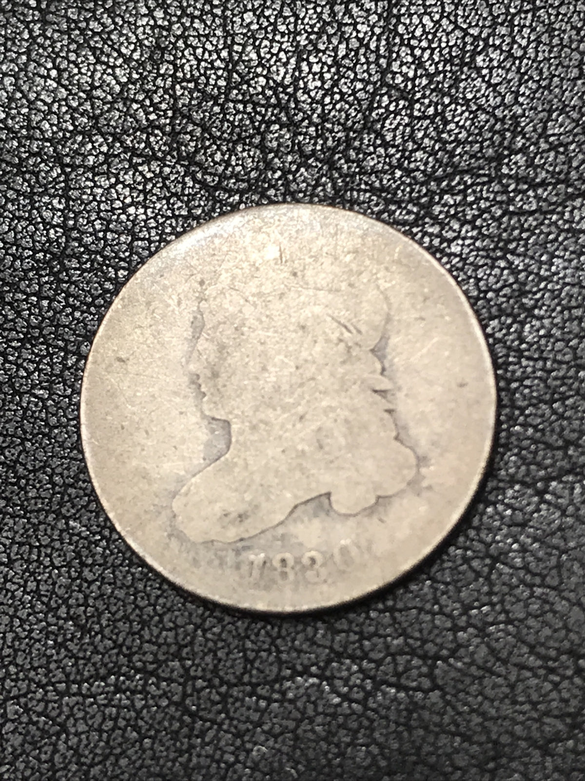1830 Capped Bust Dime Silver 10c JR-7 R-4 Rare #7321