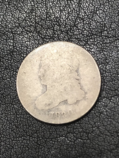 1830 Capped Bust Dime Silver 10c JR-7 R-4 Rare #7321