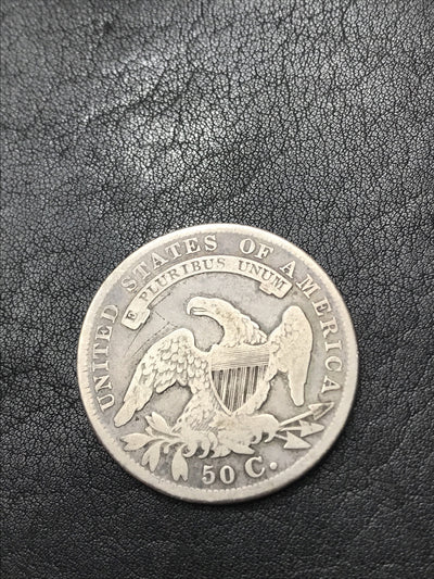 1834 Capped Bust Half Dollar O-111 R-1 Small Date Small Letters "Child's Head"