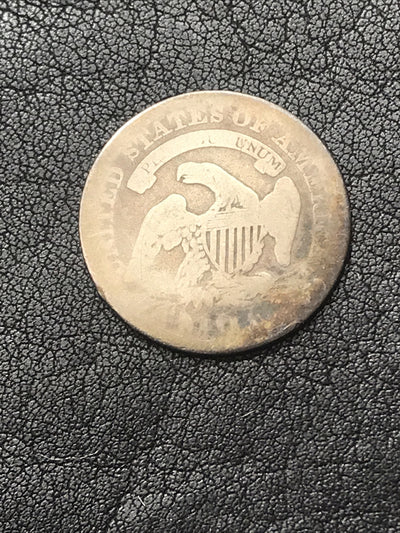 1827 10c Capped Bust Silver Dime JR-6 R-2 RARE #WW827