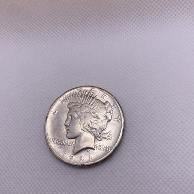 1921 Peace Silver Dollar $1 US Silver Peace Dollar Key Date Beauty RARE #9287-10