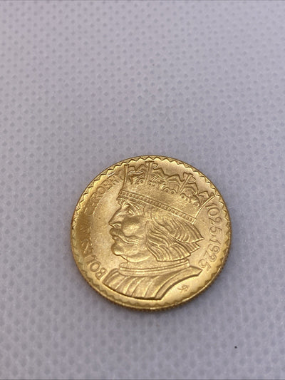 1925 Poland Gold 20 Zlotych Beautiful Gold Coin Uncirculated Minor Imperfections