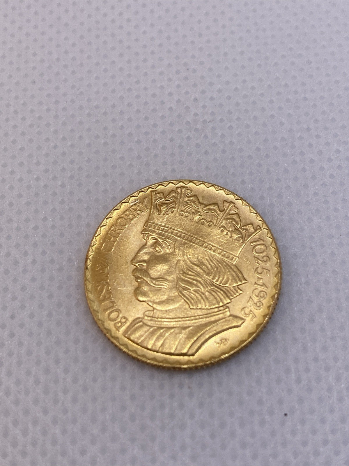 1925 Poland Gold 20 Zlotych Beautiful Gold Coin Uncirculated Minor Imperfections