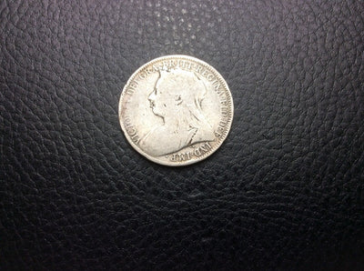 1901 One Florin Two Shillings Great Britain