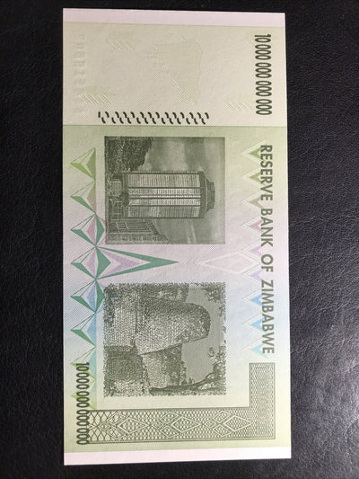 2008 Ten Trillion Zimbabwe Banknote 10 Trillion Dollars Uncirculated Brand New