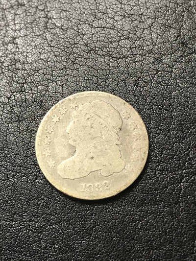 1832 CAPPED BUST DIME SILVER COIN #876
