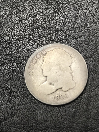 1836 Capped Bust Dime Silver Coin JR-3 R-3 #1797
