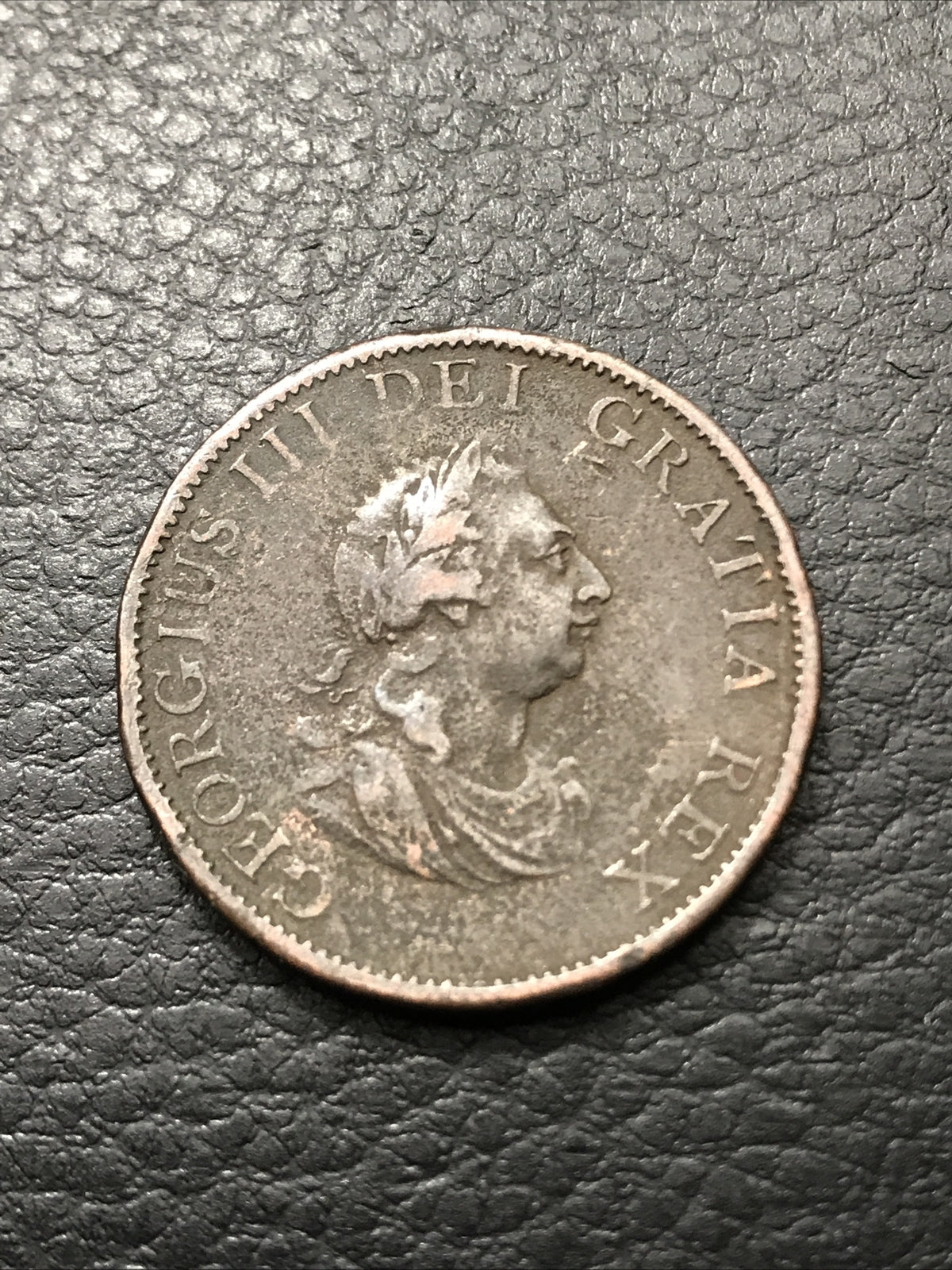 1799 Half Penny Britannia British George III Copper Coin #1799-GEWL