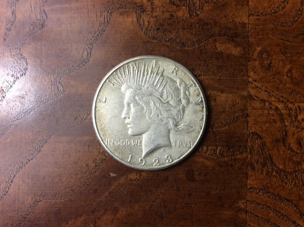 1923 S $1 PEACE SILVER DOLLAR #0957266