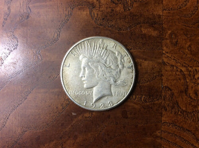 1923 S $1 PEACE SILVER DOLLAR #0957266