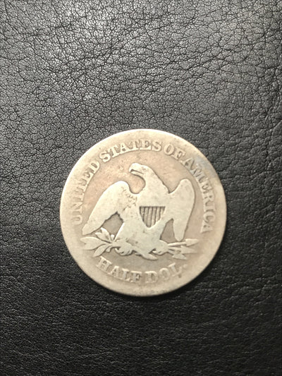 1854 Seated Liberty Half Dollar With Arrows #8654