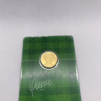 2023 Gold  1/10th OZ Gold Niue Fernando Hierro PAMP Very Low Mintage & RARE