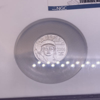 2006 Platinum Eagles, NGC MS 69 Early Releases 2 Coins Set 1/4 & 1/2  Unique Set