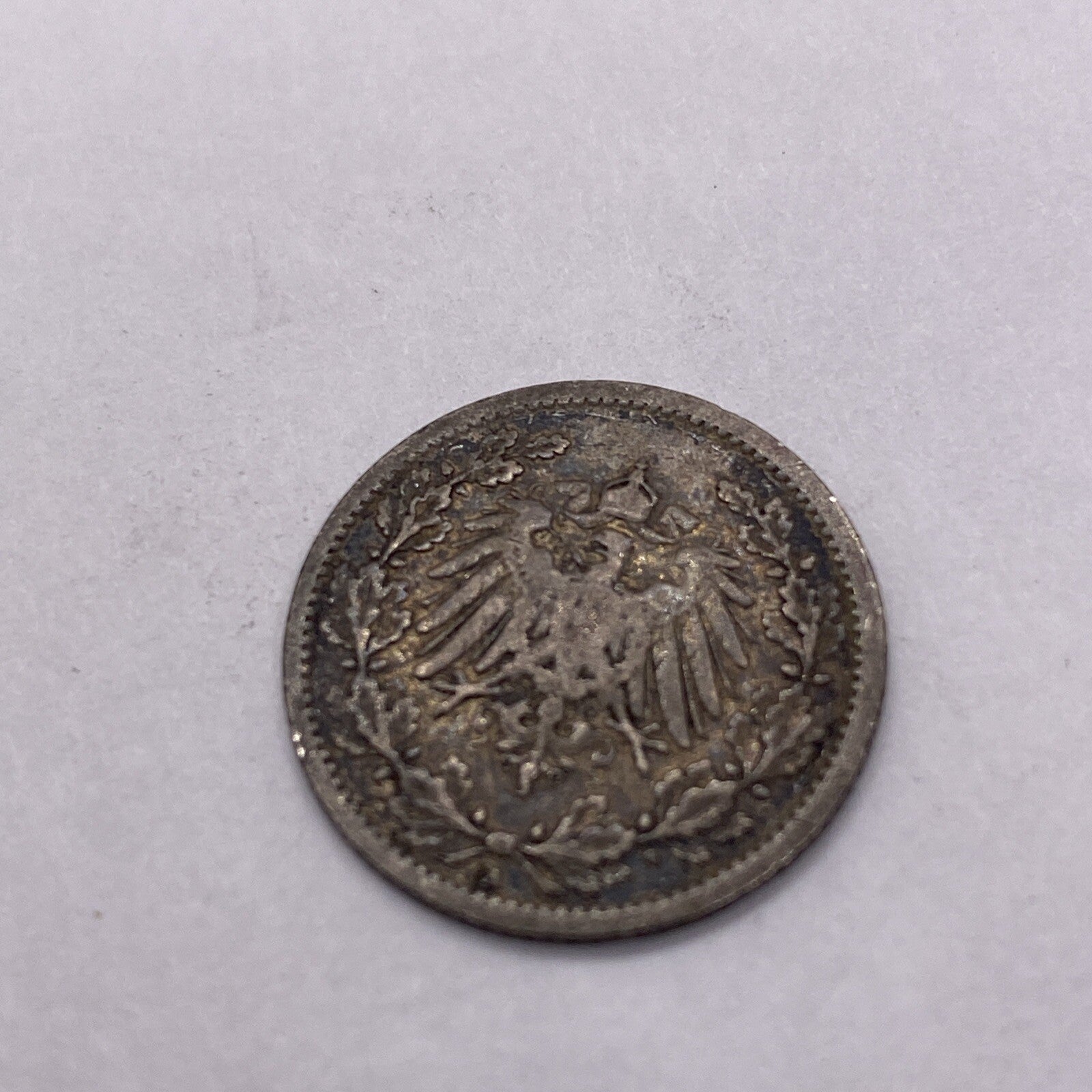 Germany, 1/2 mark, 1906 silver coin German Silver Coin #9228-10