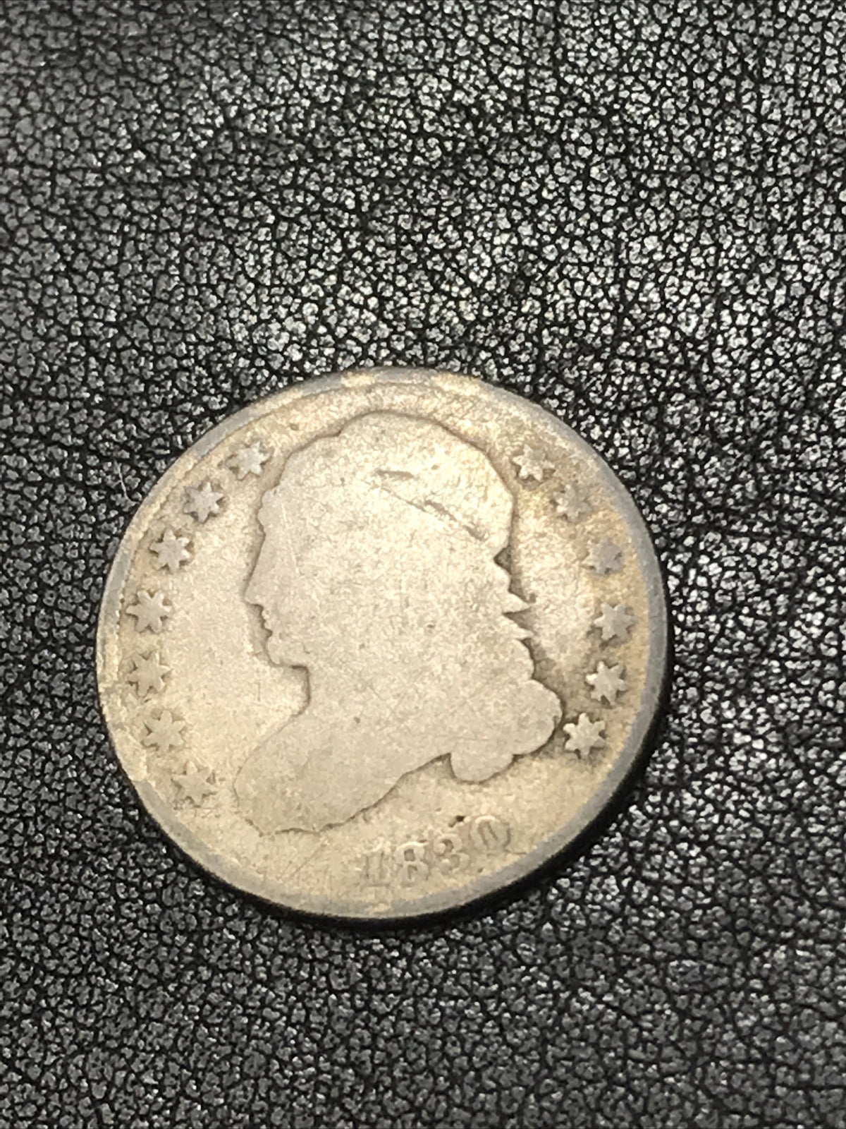 1830 Capped Bust Dime Silver 10c JR-7 R-4 Rare #44329