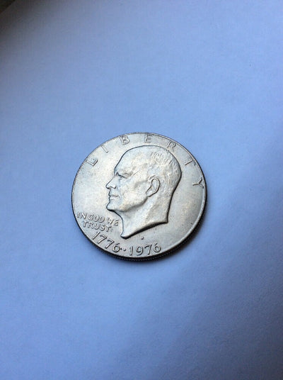 1976 D Eisenhower Bicentennial Dollar Type 1 Ike US Mint Coin #146