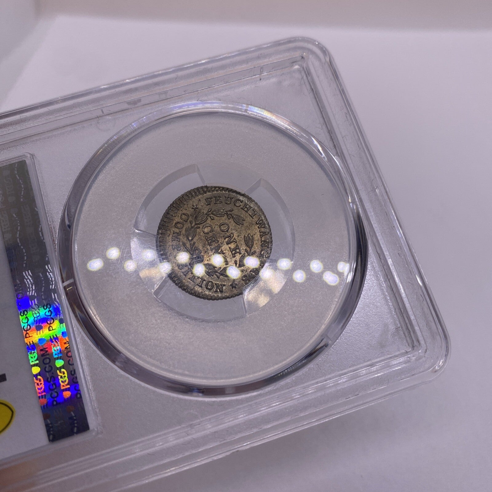 1837 Feuchtwanger 1C PCGS MS63 Beautiful Coin Looks Great Unique Rare High Grade
