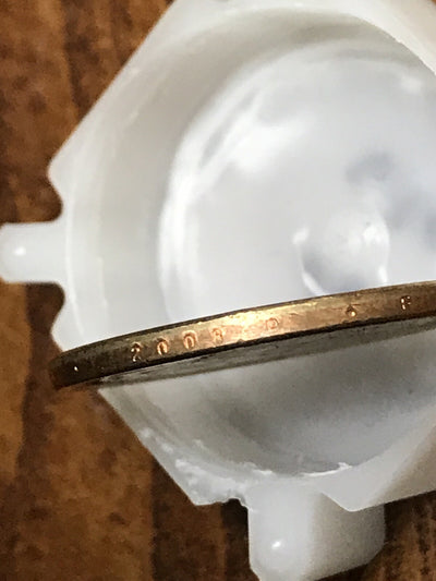 2008 P Martin Van Buren Presidential Dollar Coin ERROR WEAK EDGE LETTERING #0014
