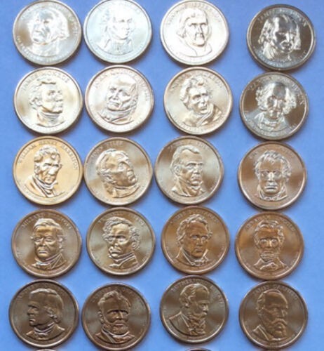 2007-2020 Presidential Dollars 40 Coin 11 YEAR FULL SET