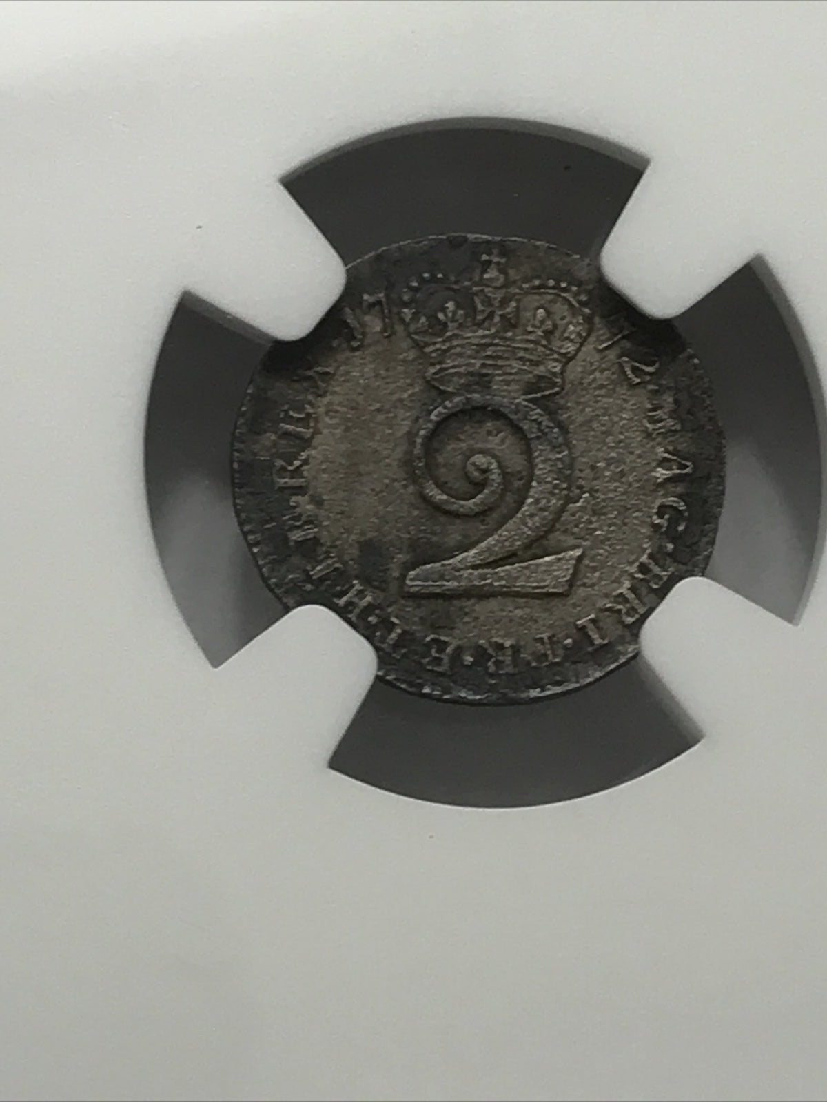 1772 Great Britain Silver 2P Two Pence Maundy 2P Coin NGC UNC