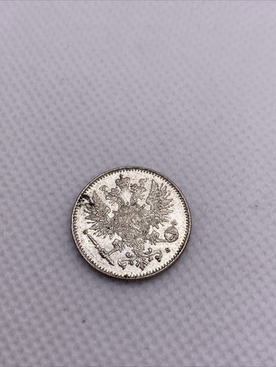 1916-S Finland 50 Pennia Silver #402-10