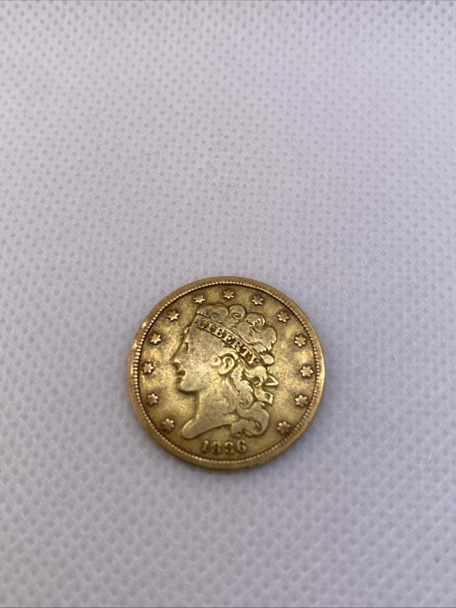 1836 Classic Head Half Eagle $5 #8287
