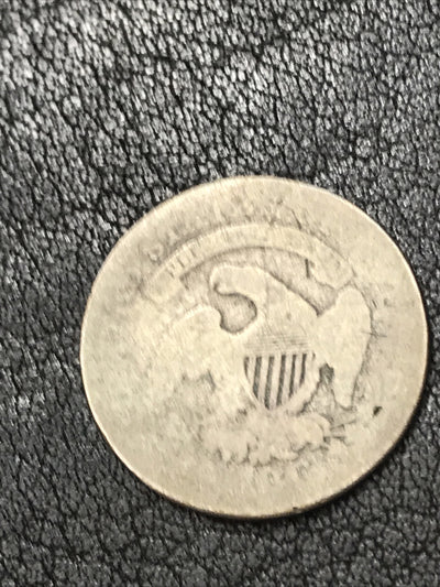 1836 Capped Bust Dime 10c Silver Coin JR-2 R-2 #33221