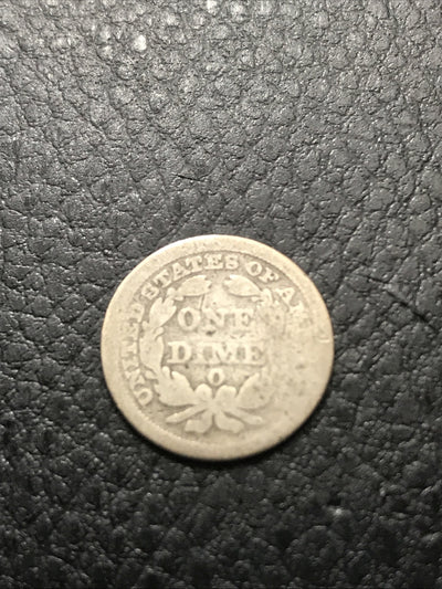 1854 O Seated Liberty Dime New Orleans Mint Rare