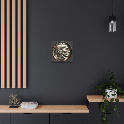 Buffalo Nickel Print Canvas Buffalo Nickel Coin Buffalo Nickel Poster Wall Art