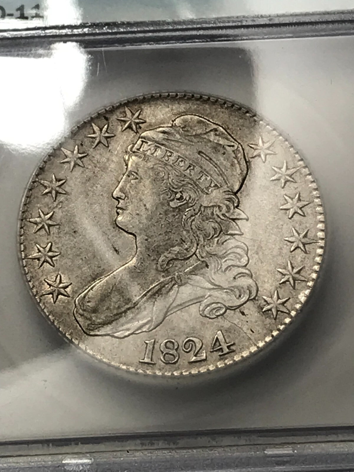 1824 Capped Bust Half Dollar O-112 VF30 ICG RARE
