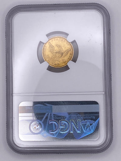 1836 $2.50 Classic Head Gold Quarter Eagle – NGC AU53 | Early U.S. Gold