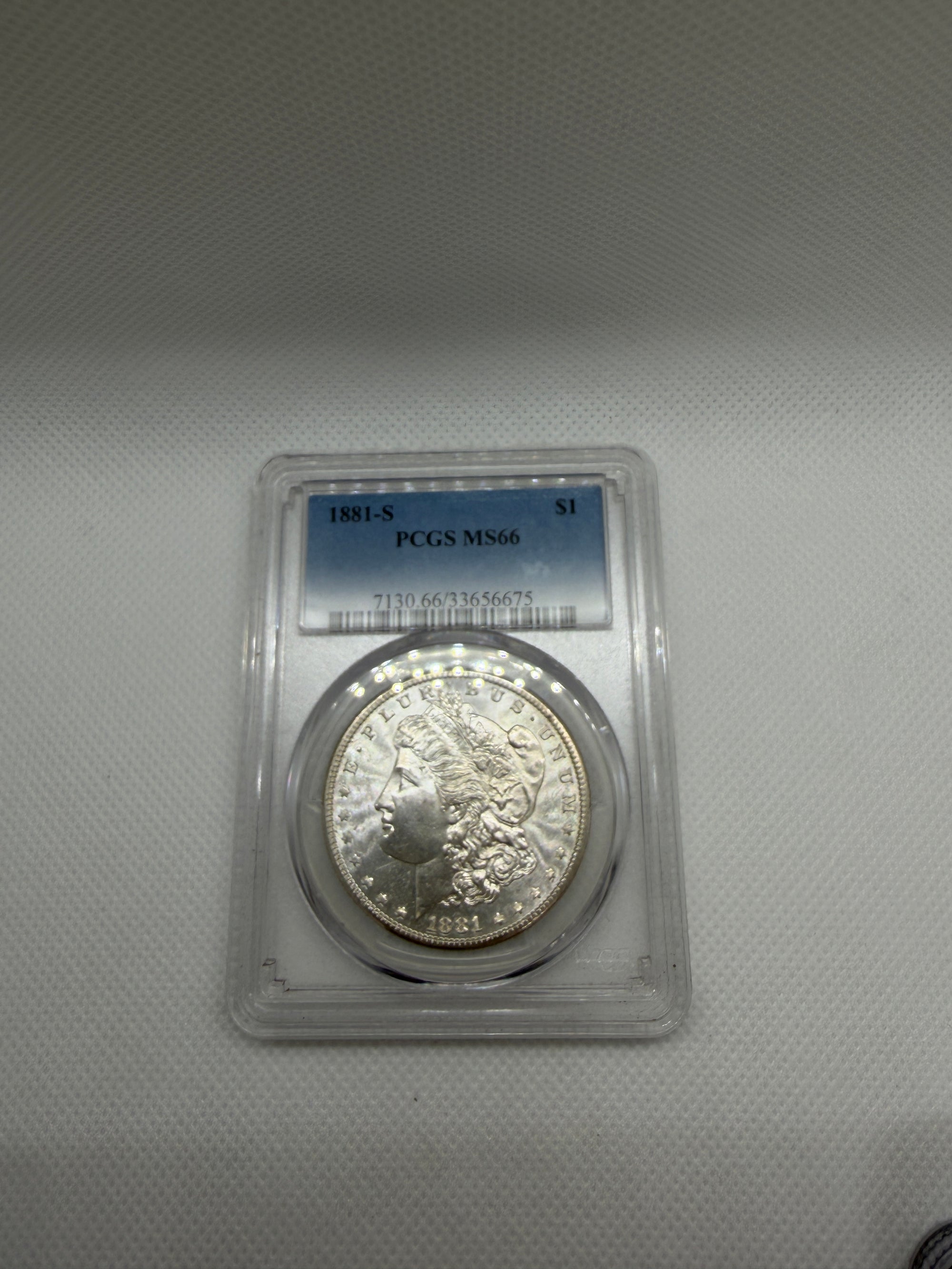 1881-S Morgan Silver Dollar – PCGS MS66 | San Francisco Mint Gem