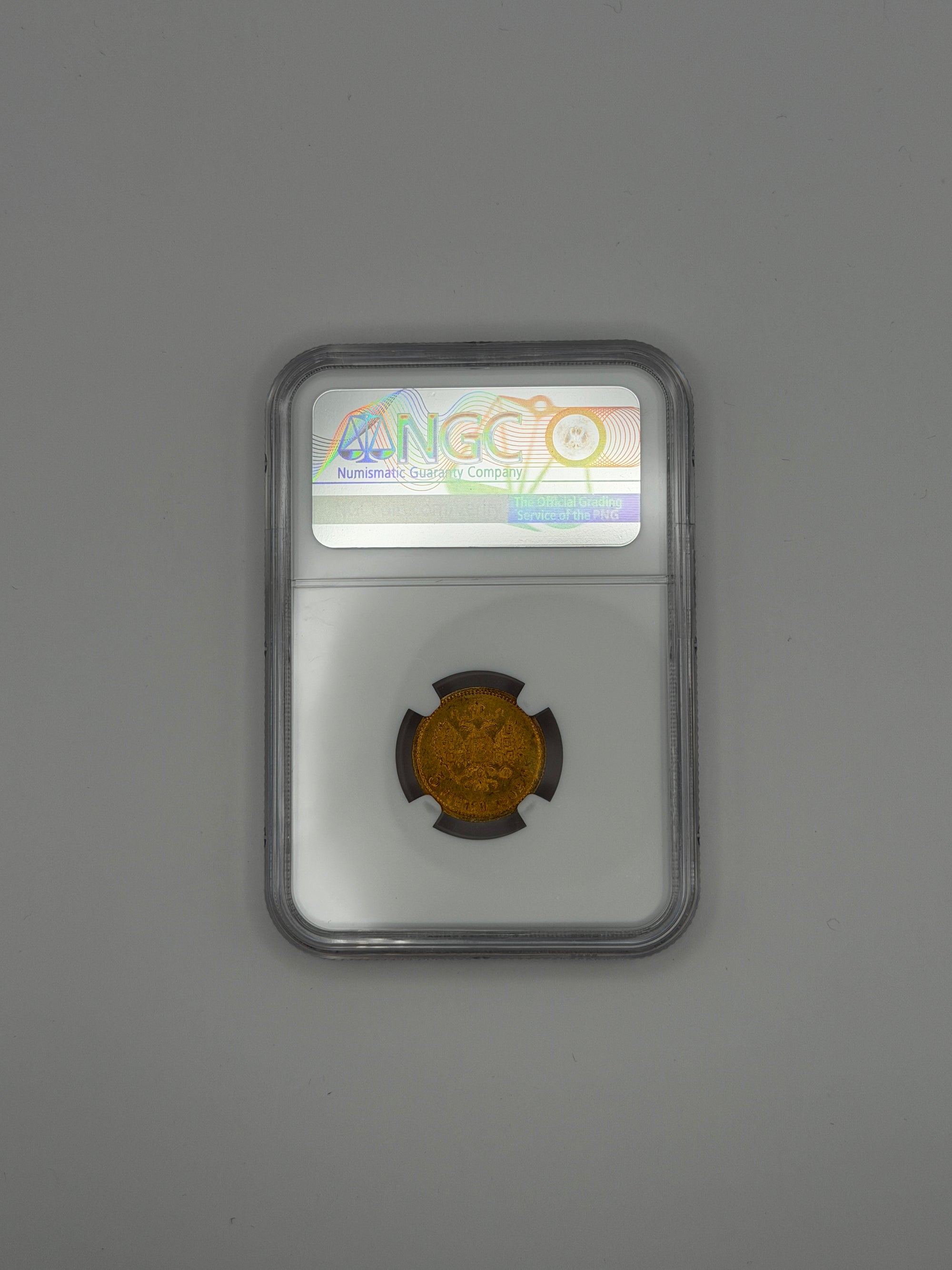 1902 5 Rubles NGC MS66 Coin Beautiful Toning MUST SEE #749-007