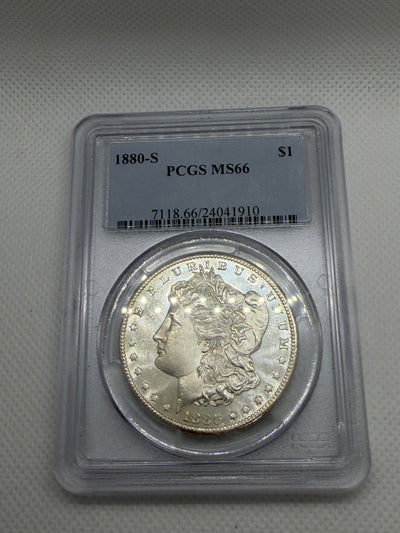 1880-S Morgan Silver Dollar – PCGS MS66 | San Francisco Mint Gem