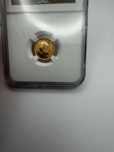 1901 EB Sweden 5 Kronor Gold Coin – NGC MS66 | Oscar II High Grade